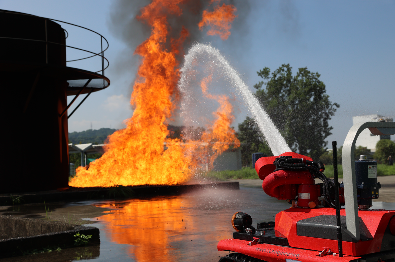 Motionnex autonomous robot in a hazardous environment
